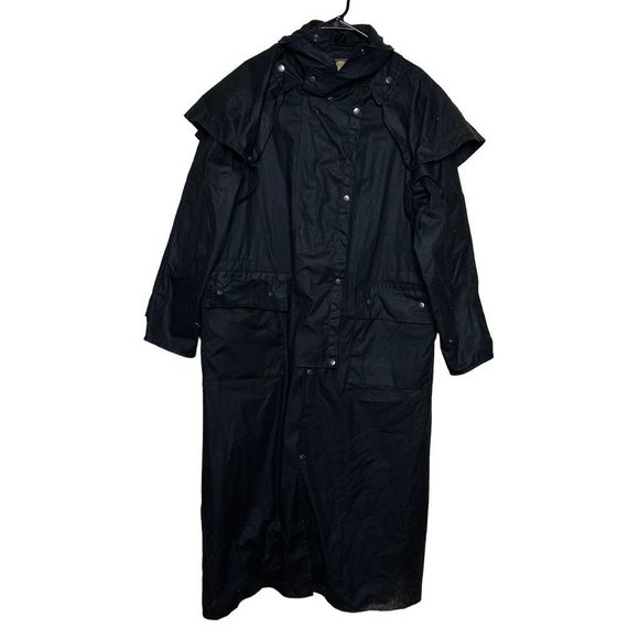 Outback Trail By Fox Fire Oilskin Duster Medium - Picture 1 of 7